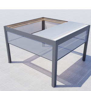 10x14 12x10 10x12 ft <strong>for</strong> Motorizada <strong>Cover</strong> Waterproof Proof Winter <strong>Pergola</strong> with Retractable Awning Shade - Product Image 1
