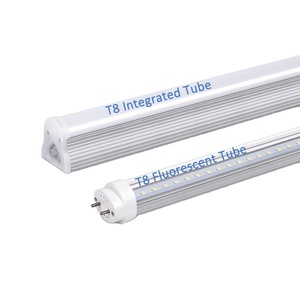 Chất lượng cao 18W 1.2M 4FT văn phòng chiếu sáng lịch thi đấu với tích hợp đèn cao lumen dẫn T8 Ống ánh sáng mô hình <span class=keywords><strong>T5</strong></span> 8ft Chiều dài ống - Product Image 1