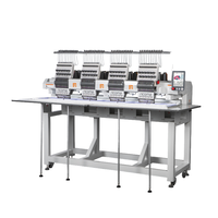 Livraison rapide, nouvelle machine à broder informatisée Tajima à 4 têtes, usage domestique, casquette/chemise/plate/3D, 1200 tr/min, automatique, garantie 1 an