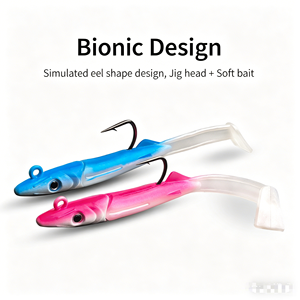 Sensoar Esche Artificiali di Qualità a Coda di Pagaia <span class=keywords><strong>per</strong></span> la Pesca, Set da 6 Pezzi, Esche Morbide a Forma di <span class=keywords><strong>Anguilla</strong></span> Marina <span class=keywords><strong>per</strong></span> Pesci d'Acqua Dolce, <span class=keywords><strong>per</strong></span> la Pesca in Mare, da Barca e in Fiume - Product Image 5