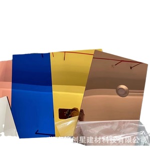 Acrylic Mirror <b>Sheets</b> Colorful Reflective <b>Plastic</b> Panels For Decoration And Processing - Product Image 1