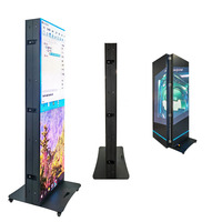 Portable pliable intérieur LED 4K IP65 étanche affiche écran d'affichage WiFi 4G USB Plug Play signalisation numérique pour les magasins de détail