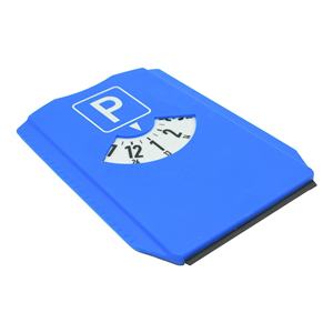Großhandel Kundenspezifische Logo Blaue PS-Material Tragbare Parkscheibe Auto Timer für Werbezwecke - Product Image 3