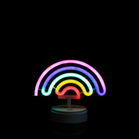Enseignes au néon LED à piles ou alimenté par USB, en acrylique, pour chambre à coucher, chambre d'enfants, salon, Bar, fête de noël