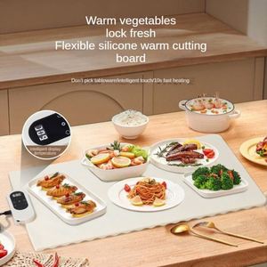 Adjustable <b>Electric</b> Warming Tray Custom Logo Silicone Heating Mat <b>Pads</b> Foldable Roll Food Mat & <b>Pads</b> - Product Image 4