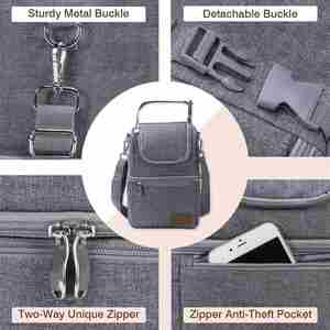 Insulated Baby Bottle Bag Multi-Function Breastmilk Cooler Bag Fit As Wine Carrier or for Milk Bottles Bag - Product Image 2