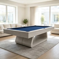Table de billard convertible multifonction 3 en 1 avec plateau de salle à manger et plateau de tennis de table pour salle à manger