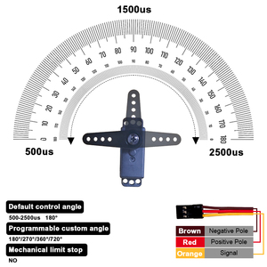 PTK 8460 MG-D 16g金属齿轮数字伺服遥控模型汽车和飞机450伏直和倾斜圆盘滑翔机 - Product Image 6