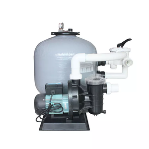 Factory 1.5'' Fiberglass Side Mounted Valve Swimming Pool <strong>Sand</strong> <strong>Filter</strong> with 6-way Multiport Valve and Water Pump Combo <strong>Set</strong> - Product Image 5