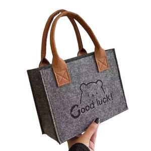 Bolso de fieltro - elegante bolso de hombro que combina con todo, bolso de compras de gran capacidad - Product Image 5