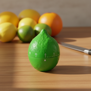 Minuteur en forme de citron pour la cuisine domestique, compte à rebours de 60 minutes, vente en gros - Product Image 1