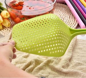 Ustensiles de cuisine : Grande cuillère écumoire en PP, pelle à glace en plastique, passoire à pâtes, résistante au lave-vaisselle - Product Image 2