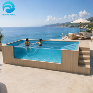 <span class=keywords><strong>Piscine</strong></span> hors sol en fibre de verre pour jardin extérieur, jacuzzi en acrylique transparent, conteneur de <span class=keywords><strong>piscine</strong></span>, fabriqué en Chine - Product Image 1