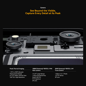 โทรศัพท์มือถือ Oscal Pilot 6 รุ่นทนทาน ความจุ 12+256GB กล้องถ่ายภาพความร้อน หน้าจอ 6.78 นิ้ว 120Hz กล้องหลัก 108MP ชิปเซ็ต G100 แบตเตอรี่ 10000mAh ระบบปฏิบัติการ Android 16 - Product Image 4