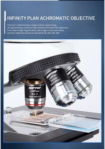 SANQTID BH200M 三眼金属顕微鏡 デジタルHDカメラ 生物学研究 偏光機能付き 鉱物用 - Product Image 4
