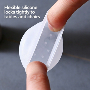 Silicone Chair Leg Covers Anti-Slip Floor <b>Protectors</b> for Furniture <b>Table</b> Legs, Reduce Noise & Scratches - Product Image 4