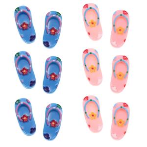 Miniatur BJD sandal Mini, Resin rumah boneka Model Flip Flop pantai pinggir pantai - Product Image 2