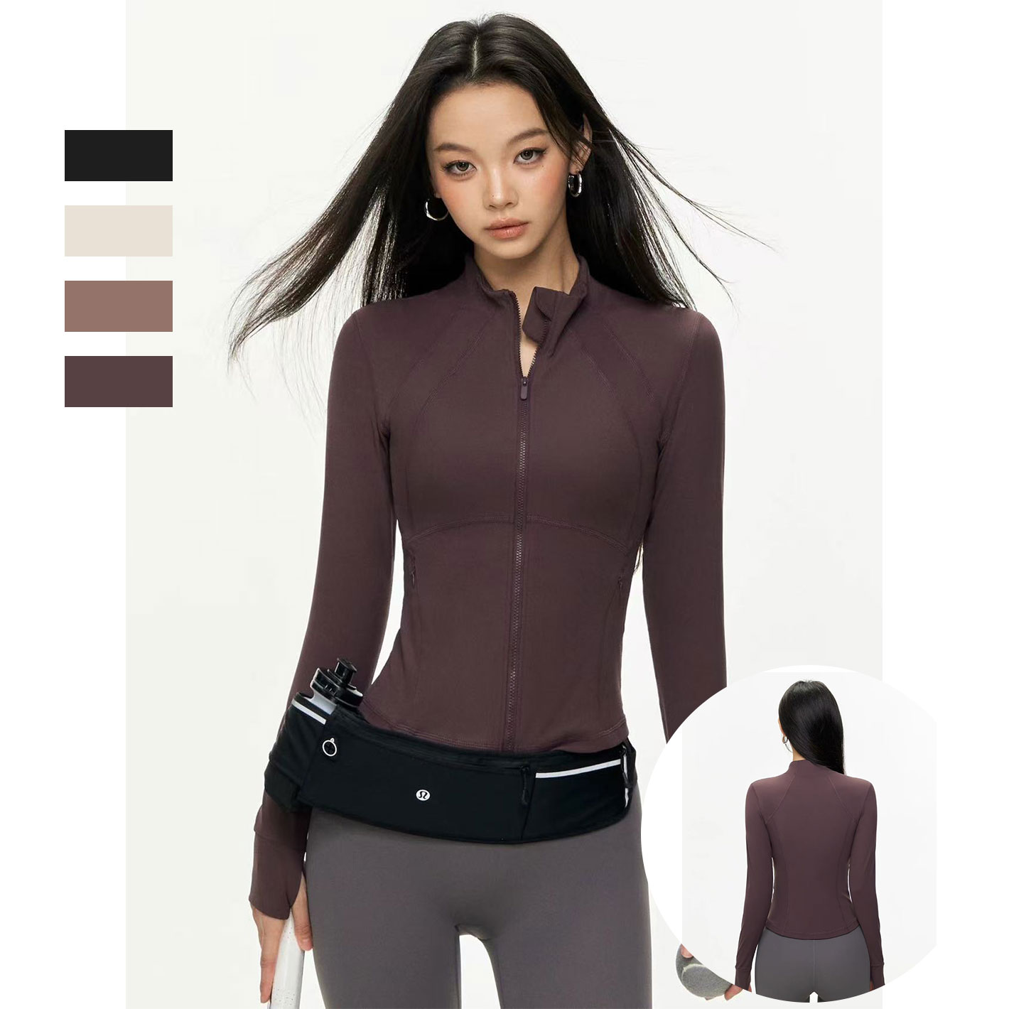 2026 Wholesale Lightweight Yoga Tank Tops Workout Gym Fitness Sportswear Clothes Plus Size Seamless Four-Way Stretch Long Sleeve