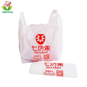 ผู้ผลิตที่กำหนดเอง PLA + PBAT เป็นมิตรกับสิ่งแวดล้อมย่อยสลายได้ช้อปปิ้งถุงพลาสติกซื้อกลับบ้านบรรจุภัณฑ์กระเป๋าพลาสติกแบบพกพา - Product Image 4