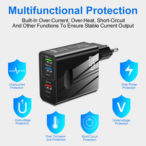 65W USB <span class=keywords><strong>Chargeur</strong></span> Charge Rapide 3.0 PD Muti Plugs Type C Charge Rapide Adaptateur Mural pour iPhone Samsung Xiaomi <span class=keywords><strong>Huawei</strong></span> <span class=keywords><strong>Chargeur</strong></span> de Téléphone - Product Image 4