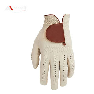 Gants de golf avec logo personnalisé pour hommes, nouveau matériau en cuir de mouton doux et respirant pour le sport, style confortable - Product Image 5