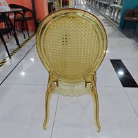 Chaise empilable transparente en plastique personnalisée pour événements, chaise de réception en cristal pour mariage, réception en plein air, jardin, fête