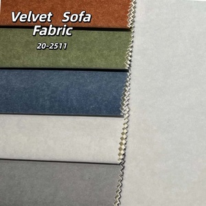 Tessuto in Velluto Olandese Riciclato Morbido 100% Poliestere per Tappezzeria, Arredamento e Tende - Product Image 1