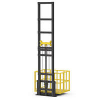 500kg Rail de guidage Cargo élévateur incliné Table élévatrice hydraulique de marchandises Ascenseur électrique vertical Cargo pour entrepôt