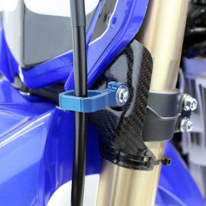 Pince de guidage de câble de tuyau de frein avant CNC NICECNC pour <span class=keywords><strong>Yamaha</strong></span> YZ250F YZ450F 2010-2021 2022 YZ <span class=keywords><strong>WR</strong></span> 250F <span class=keywords><strong>450F</strong></span> YZ250FX YZ450FX - Product Image 2