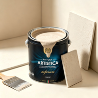 VALIDEA Peinture Murale Décorative Intérieure Haute Couvrance, Base Acrylique Texturée Blanche Spéciale, Revêtement Liquide de Base pour Art et Décoration