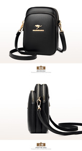 PU Leather Shoulder Messenger Bag Women Causal Handbags and Purse Female Designer Hobos Bag Small Crossbody Bags - Product Image 3