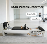 MJD Reformer de Pilates en aluminium standard, structure robuste en alliage, pour les lieux de fitness urbains et la mise en place standardisée à grande échelle