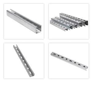 Ventes directes usine – Profilés en U en acier galvanisé à chaud 1-5/8 x 1-5/8, conformes à la norme ASTM, personnalisables avec services de découpe et de soudage - Product Image 2