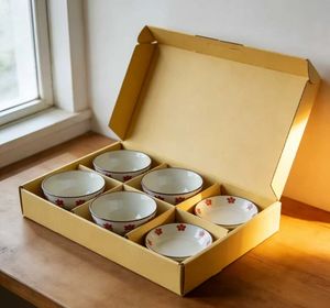 Caja de Envío Clásica de Cartón Corrugado Color Kraft con Logotipo Personalizado para Regalos - Product Image 6