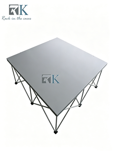 Plataforma de Escenario de Aluminio RK, Plataforma Cuadrada para Montaje en Suelo para Eventos, Exposiciones, Actuaciones Musicales - Product Image 1