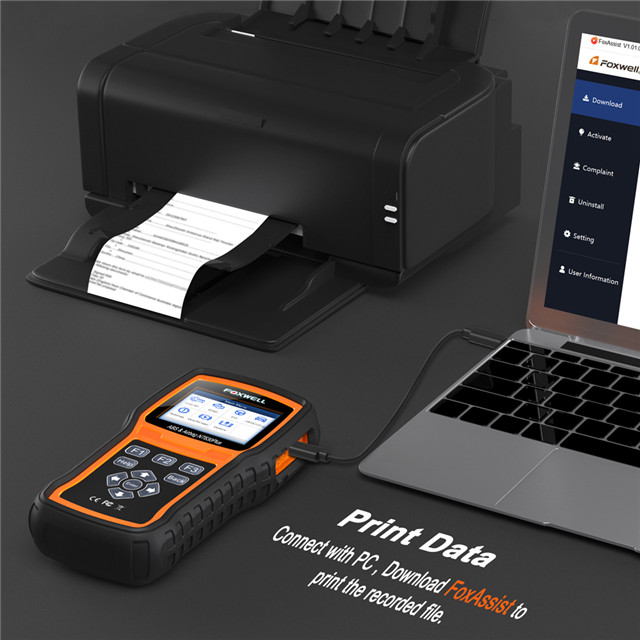 Foxwell NT630 Plus OBD2自動車スキャナー エンジンABSエアバッグ診断
