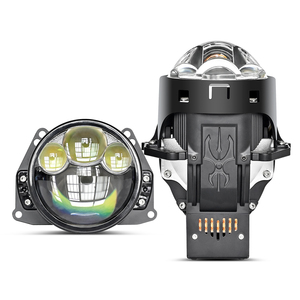 Đèn pha chiếu sáng ô tô Bi <span class=keywords><strong>LED</strong></span> C800 công suất cao 90W, mẫu mới, chất liệu nhôm, công nghệ laser 3.0, 12V, tích hợp đèn chiếu sáng ngoại thất - Product Image 1