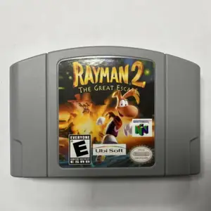 Rayman 2-The Great Escape N64 Tarjeta de cartucho de juego para Nintendo 64 Versión de EE. UU.