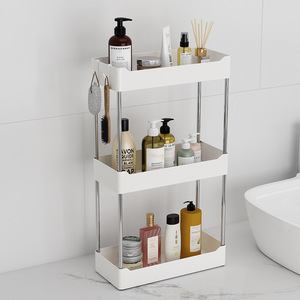 Étagère de rangement pour salle de bain, 3 niveaux, autoportante, organisateur d'angle pour évier, comptoir, résistante à l'humidité, multi-usages - Product Image 2