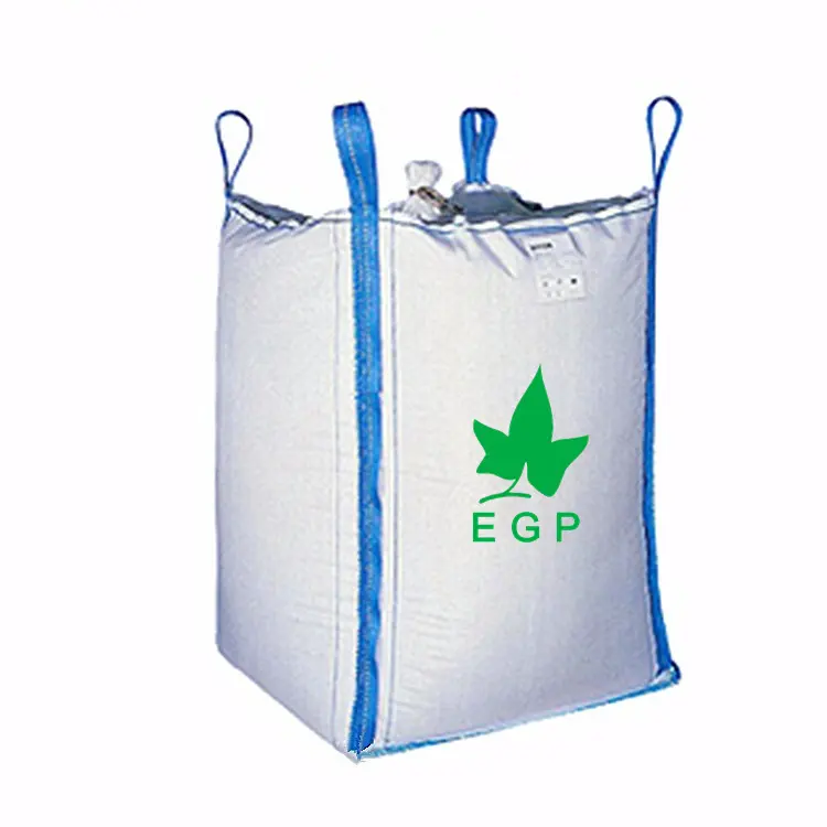 EGP çin jumbo çanta 1 ton ambalaj yepyeni konteyner çanta çanta üst tam açık 1000-1500kg