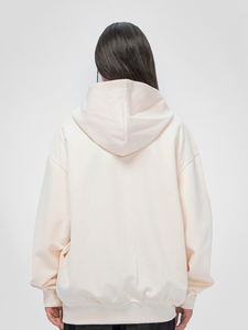 เสื้อฮู้ดดี้ทรงโอเวอร์ไซส์ ผ้าถักเนื้อฝ้าย 100% คุณภาพสูง ลายตัวอักษรฤดูหนาว ประดับด้วยคริสตัล พร้อมซับใน ปักโลโก้  สำหรับทุกเพศ - Product Image 5