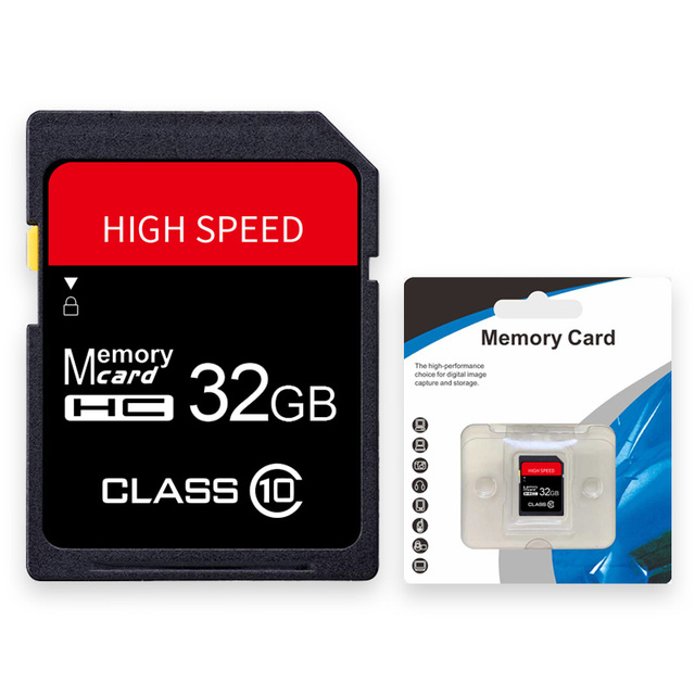 Wholesale Custom High-Speed SD Memory Card 256GB 128GB 64GB 32GB 16GB Made of Plastic for Dashboard Hunting & Laptop Use