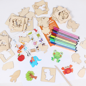 2024 neu begehrt holzgraffiti-brett kinder früh manuelle zeichnung 3d werkzeug kinder zeichnen spielzeug großhandel hölzerne bildungs-spielzeuge - Product Image 6