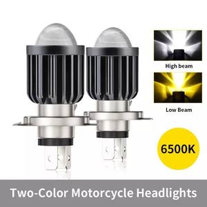 Bombillas LED H4 para Faros Delanteros de Motocicleta, Luz Blanca/Amarilla Alta/Baja, 12V 2000LM, 12 Meses de Garantía - Product Image 4