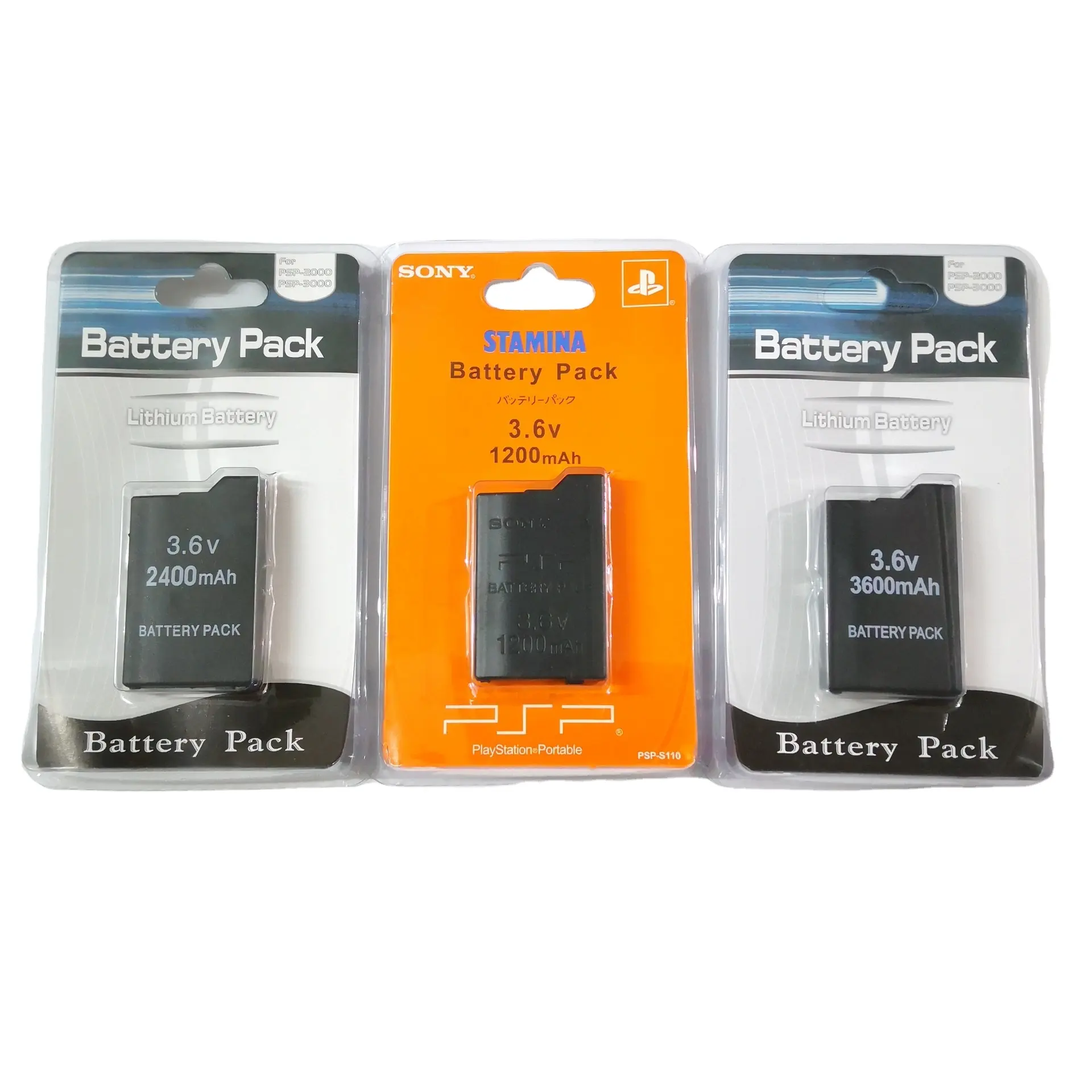 Verbeterde Versie Vervangende Batterij Voor Psp 3000 Psp Batterij 1000 Cover Psp Digitale Batterijen