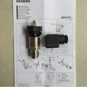 Transmetteur de pression en céramique Siemens Qbe2003 P16, filetage G 0, sortie 10V pour la mesure du gaz et des liquides - Product Image 3