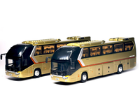 Modèles de bus en métal à l'échelle 1:38, modèles personnalisés avec des détails fins pour l'affichage, la collection et les cadeaux