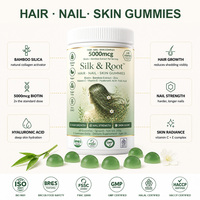 Fabricant en gros de gommes à la biotine pour les cheveux, la peau et les ongles, prix direct usine, approvisionnement en vrac pour les marques de beauté, sans gluten