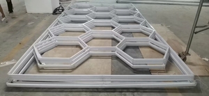 Led cảm ứng Modular Bảng điều chỉnh <span class=keywords><strong>RGB</strong></span> hình lục giác tường ánh sáng cho trang trí nội thất hệ thống - Product Image 5