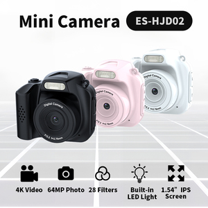 Mini kỹ thuật số retro máy ảnh Keychain 4K đèn flash nhỏ cầm tay hình ảnh máy ảnh video cho cơ thể mặc chụp ảnh chụp - Product Image 2
